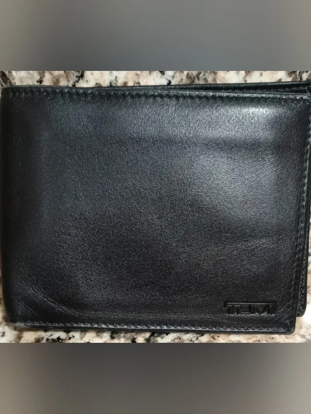 Tumi Black Leather Men's Wallet